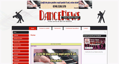 Desktop Screenshot of dancenews.ro
