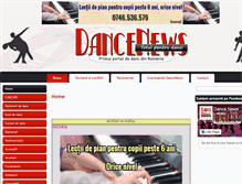 Tablet Screenshot of dancenews.ro